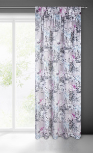 Zasłona 140 x 270 Dekoracyjna Honey Beż+Fiol