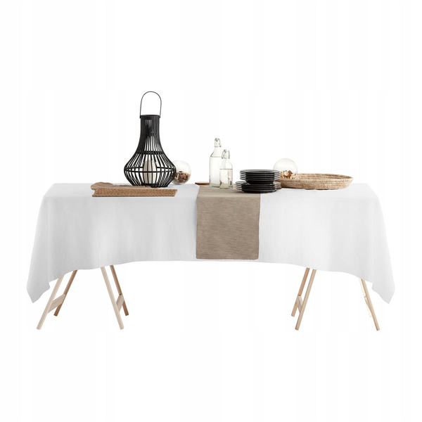 Bieżnik 60 x 120 Plamoodporny Viva Biały