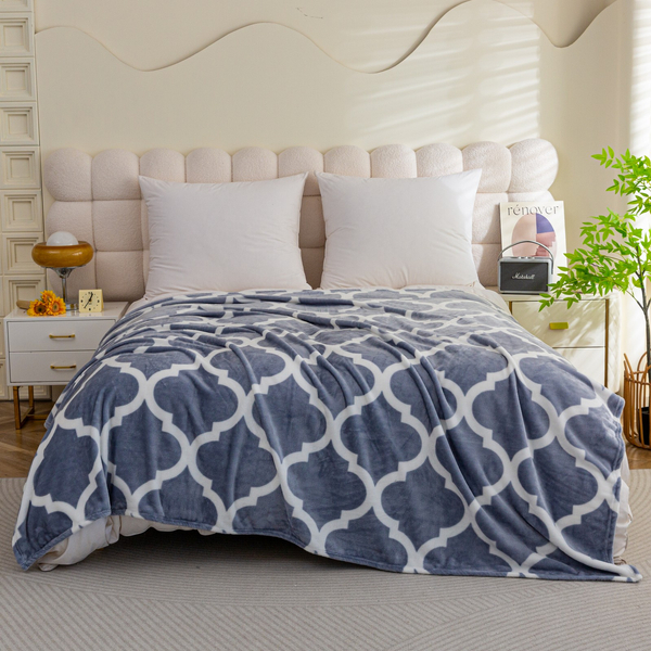 Koc 200 x 220 Mikrofibra Gładka Inger 07