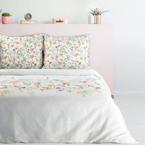 Bedding 160 x 200 3pcs Cotton Satin Spring 24