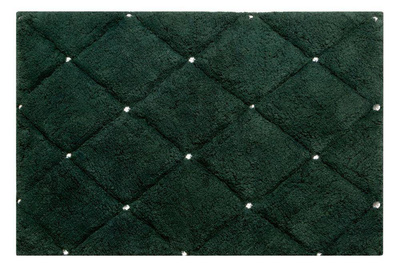 Dywan Bawełniany 50 x 70 Chic 2 Ciemnozielony