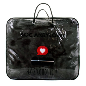 Koc 160 x 200 Akrylowy Jednolity Ciepły Yasemin 02