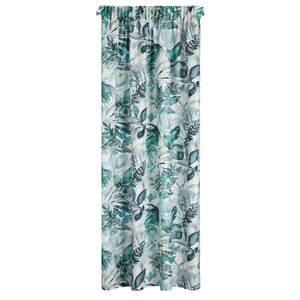 Zasłona Gotowa Adeline Taśma 140 x 250 Bia+Zieleń