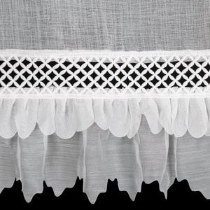 Firana 90 x 150 Dekoracyjna Gotowa KATRIN Biały