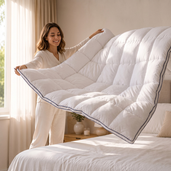 Kołdra 160 x 200 Antyalergiczna Chmurka Nubi Biała