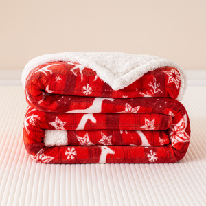 Koc 200 x 220 Mikrofibra Świąteczna Hayat 106