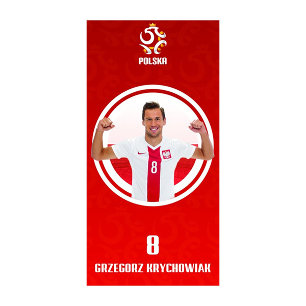 Ręcznik Kąpielowy Dziecięcy Licencja 450 PZPN Krychowiak 70x140 70x140