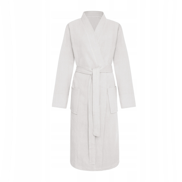 Gofer Waffle Cotton Bathrobe Murat XL White