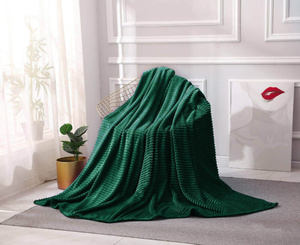 Blanket 160 x 200 Microfiber Embossed Ardea Stripes 60