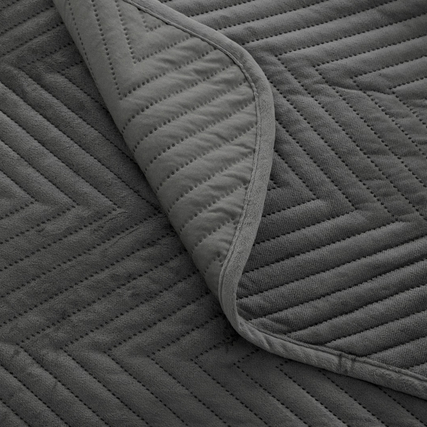 Narzuta 220 x 240 Jodełka Welurowa Caden 03