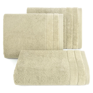 Towel 50 x 90 Cotton Damla 04 500 g/m2 Beige