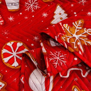 Narzuta 220 x 240 Tłoczona Świąteczna Levent 3237