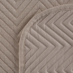 Bedspread 170 x 210 Quilted Len3 Beige