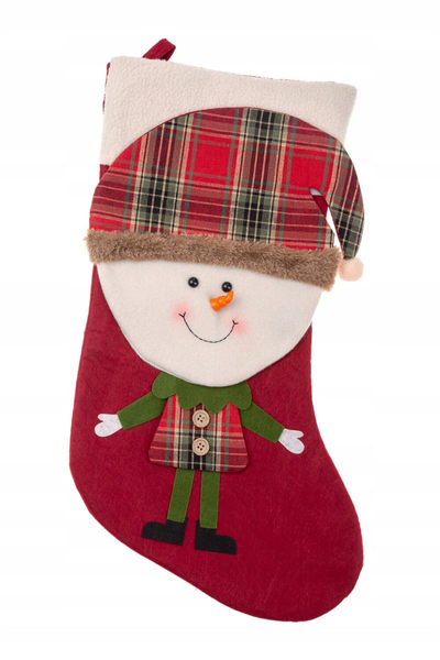 Sock Hight 48 Christmas Gift Scarf Snowman