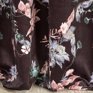 Curtain 140 x 270 Decorative Velvet Tulia Graphite