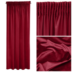 Zasłona 140 x 270 Dekoracyjna Pierre Cardin Sibel Bordo