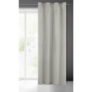 Curtain 140 x 250 Decorative Velvet Milo Silver