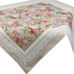 Obrus 100 x 100 Dekoracyjny Gobelinowy 1175 Oliwka