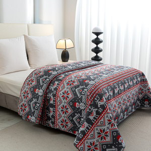 Narzuta 200 x 220 Tłoczona Świąteczna Levent 2960