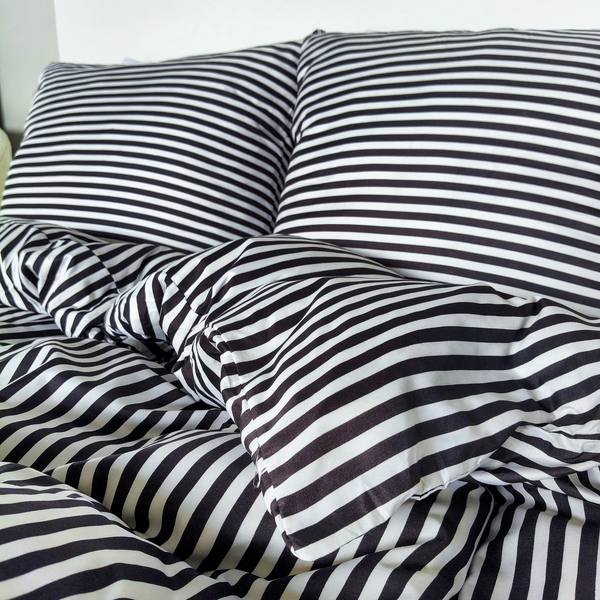 Pościel 220 x 200 3cz Mikrofibra w Pasy Eusebia Home 10