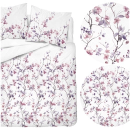 Bedding 160 x 200 3pcs Asti Satin Cotton 5490B