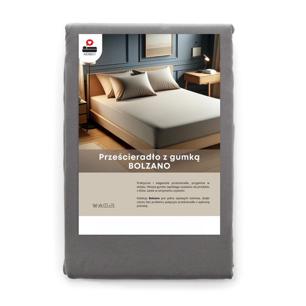 Bed sheet 200 x 220 With elastic Bolzano 07