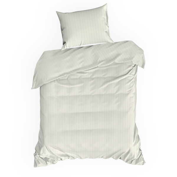 Pościel 140 x 200 2cz Satyna Bawełniana Vera Krem