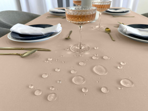 Tablecloth 140x220 Stain-resistant Surbo Ecru