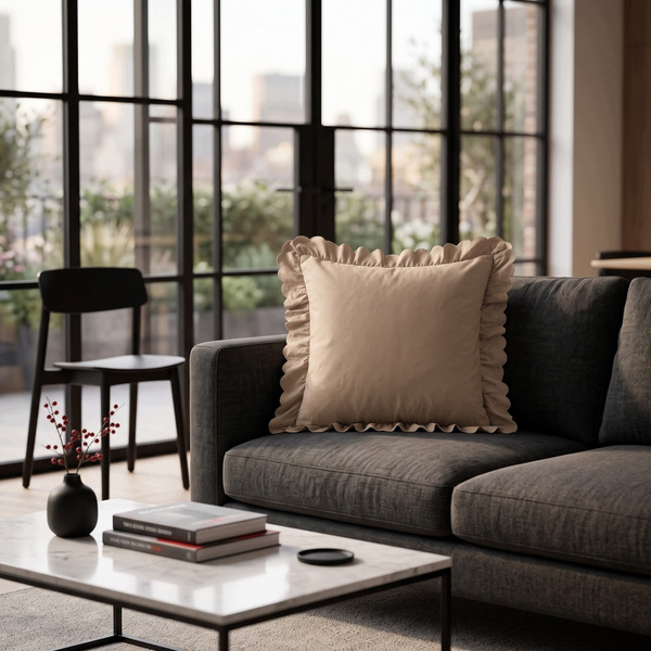 Poszewka 45 x 45 z Falbaną Luxury Jowita 02