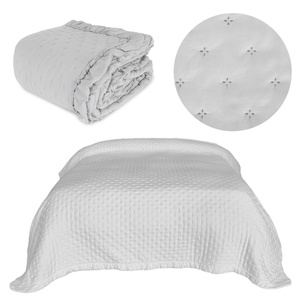 Narzuta 200 x 220 Pikowana Z Falbaną Celia 05