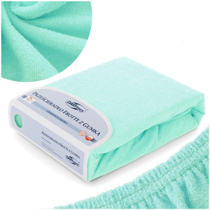Terry sheet with elastic 005_D Mint 80x140