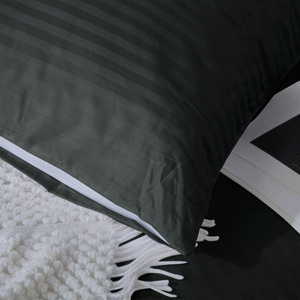 Pillowcase 50 x 60 Cotton Adamash Black