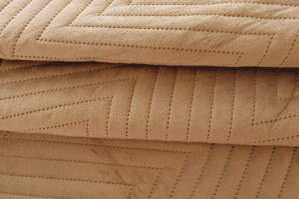 Bedspread 200 x 220 Embossed Velour Marieta 07