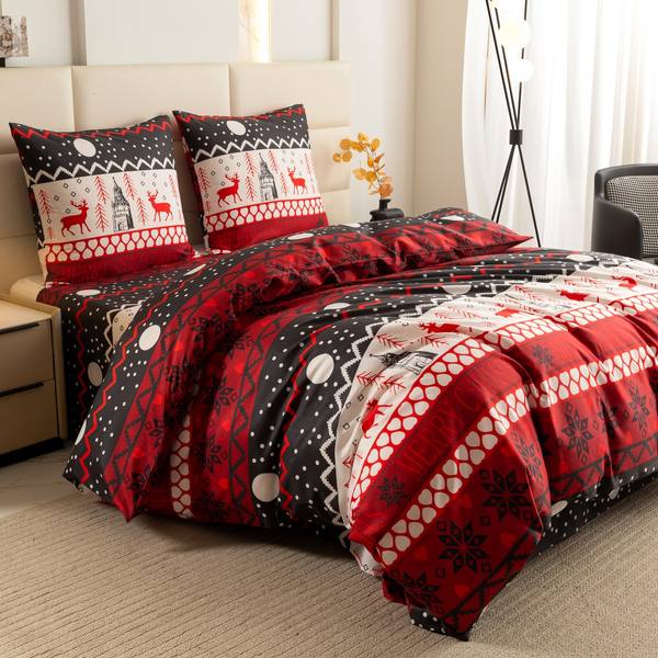 Pościel 160 x 200 3cz Gładka Eusebia Home 22