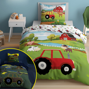 Bedding 160 x 200 2pc FLUO Youth Jaime 5545A