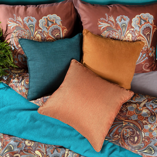 Decorative pillowcase 50 x 50 Morocco 3 C.Turquoise