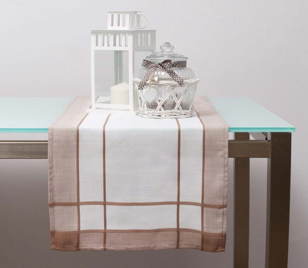 Obrus Stephani 001_ Brązowy 150x260