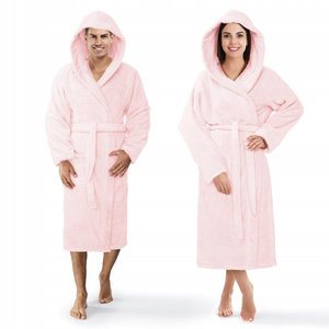 Unisex Hooded Cotton Robe XXL Powder