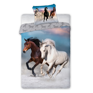 Bedding 160 x 200 Youth Horses 002 Gallop