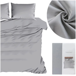Bedding 220 x 200 3pc Satin Valeria J.Grey