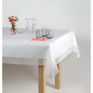 Tablecloth 120 x 200 Guipure pattern 404 White