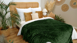Blanket 200 x 220 Microfiber Embossed Plush Ala 3D Slice 05