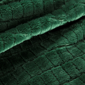 Blanket 170 x 210 Microfiber Design Cindy2 Dark Herb
