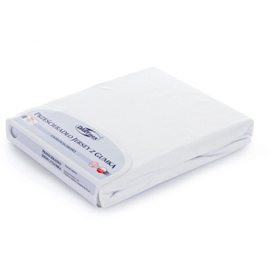 Jersey sheet with elastic 001_D White 70x140