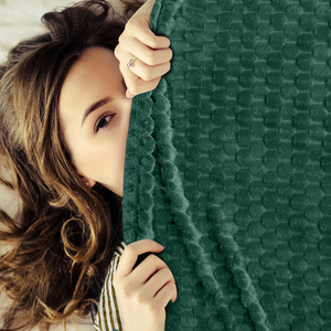Blanket 200 x 220 Microfiber Design Cindy6 C.Green