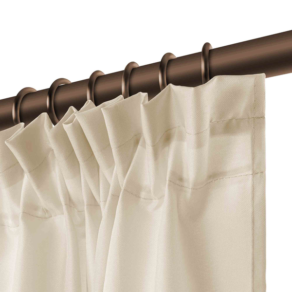 Curtain 140 x 250 Garden with Tape Gaia J.Beige