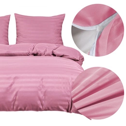 Bedding set 160 x 200 3 pcs Satin Stripes Ramiro 06