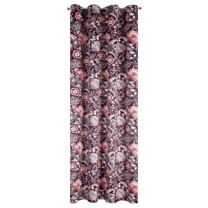 Curtain 140 x 250 Decorative Velvet Mirei Maroon