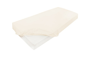 Bed sheet 160 x 200 Satin with elastic Gold 02