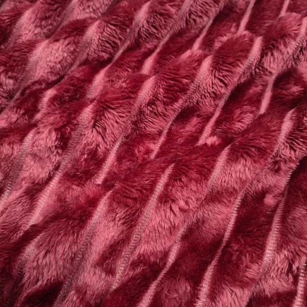 Blanket 200 x 220 Microfiber Stamped Stripes Nuvio 12